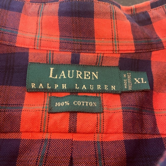 Men’s Ralph Lauren button down plaid shirt - Picture 3 of 5